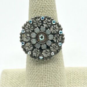 Sorrelli Crystal Disc Band Ring